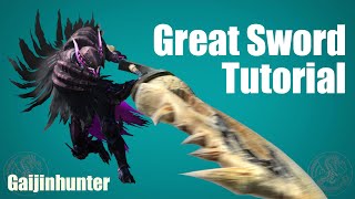 MH4GMH4U Great Sword Tutorial [upl. by Mundford421]