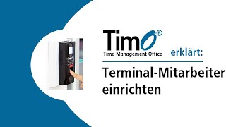 TimOZeiterfassungTerminal  Einrichtung Fingerprint Mitarbeiter [upl. by Tina]