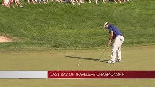 Kevin Streelman wins Travelers Championship [upl. by Bowlds113]