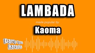 Kaoma  Lambada Versión Karaoke [upl. by Adest24]