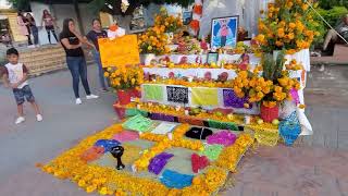 desfile de disfraces día de muertos martes 31 de octubre 2023 San Juan Epatlan Puebla Mexico [upl. by Pessa274]