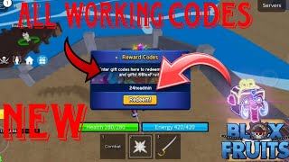 NEW UPDATE ALL WORKING CODES IN BLOX FRUITS August 2024 [upl. by Silloh556]