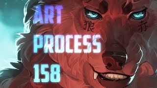 Speedpaint158 Red commission [upl. by Oidacra136]