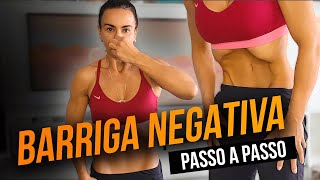 Barriga Negativa  Hipopressivo  Passo a Passo  Raquel Quartiero  RQX System [upl. by Mackie]