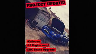 Modifying an MG ZR  Engine swap coilovers and brakes [upl. by Eirrol]