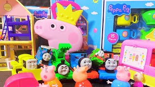 80 MINUTES UNBOXING PEPPA PIG TOYS I PEPPA PIG HOUSE I ASMR NO TALKING [upl. by Nylkaj26]