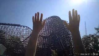 Steel Vengeance 2024 BACK ROW POV  Cedar Point RMC Hyper Hybrid Coaster [upl. by Eiclek]