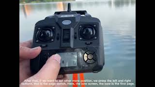 The Video Instructions for the GPS Fishing Bait Boat with 16 Anchors [upl. by Yffub]