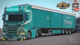 ETS2 v136 Scania Next Gen C Verbist amp Son R650  ALL Parts SkinWork [upl. by Vedi]