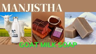 Manjistha Goat Milk Soap Making Cold Process soaps  Handmade Soap  Nature 360 [upl. by Lienhard]