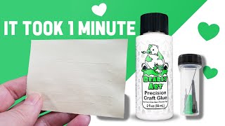 Bearly Art Glue Review took one 1 minute to figure it out [upl. by Attirehs]