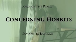 Concerning Hobbits Lord of the Rings  Harp Cover  SHEET MUSIC [upl. by Holladay552]