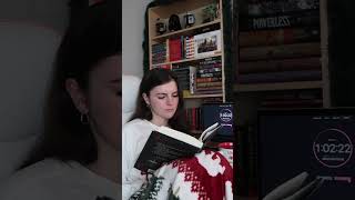 Reading a Second for every Subscriber 🩵 📚 day 25 booktube bookchallenge readingchallenge [upl. by Lina]