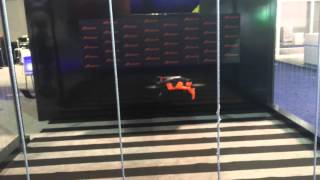 Wingsland Drone K3 flying at CES 2016 [upl. by Ilat]