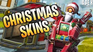 LEAKED Christmas Skins  Map Changes Apex Legends Christmas Event [upl. by Otrebogir]