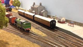 OO Gauge North Eastern Exhibition Layout [upl. by Zebulen822]