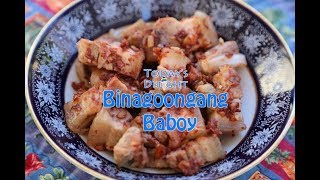 How to Make Binagoongang Baboy  Todays Delight [upl. by On]