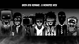 Orin Ayo Remake  8 minutes mix all players  incredibox [upl. by Aicul]