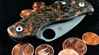 Spyderco Urban Coppershred CF quotCuscadiquot [upl. by Ajnos]