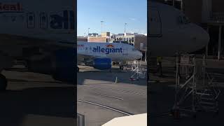 Allegiant airlines A320s at Las Vegas airportPinkosTvshorts [upl. by Lleirbag]