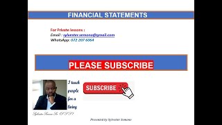 Statement of Financial Position Owners Equity [upl. by Ahsoym914]