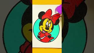 Sand painting Minnie Mouse [upl. by Wendall]