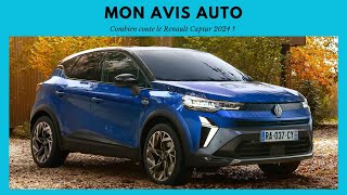 COMBIEN COUTE LE RENAULT CAPTUR RESTYLEE 2024 [upl. by Tilney532]