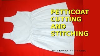 malayalam stitching class  petticoat cutting and stitching [upl. by Friedly679]