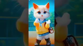 Cat yoga modelling and dancingnicevideo viralvideo trending  videofunny cat [upl. by Atelra]