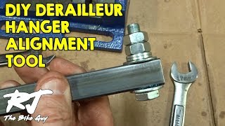 How To Make A Derailleur Hanger Alignment Gauge Tool [upl. by Fotzsyzrk914]