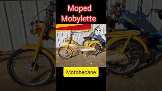 Old Moped1970s Mobylette made by Mottobecane 49cc Engine moped motorbike mobylette [upl. by Llebanna]