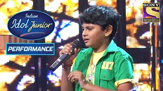 An Impressive Version Of Poochho Na Kaise Maine  Indian Idol Junior [upl. by Brenner]