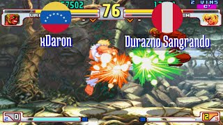 FT5 sfiii3nr1 xDaron VE vs Durazno Sangrando PE SF III 3rd Strike sfiii sf3 Fightcade Oct 7 [upl. by Katzman]