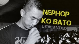 Laure  Nephop ko bato Lyrics video [upl. by Yemerej]