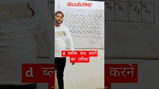 d block yaad karne ki trick education chemistry [upl. by Llehsor]