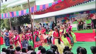 Zphs Jawaharnagar Narsing rao sir retirement vandanalu dance performance [upl. by Aisyat810]