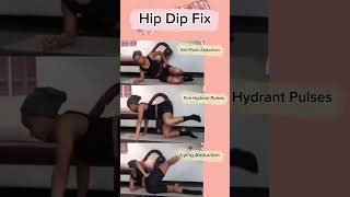 Fix Hip Dips at home with these exercises homeworkout homeworkoutwithoutequipment [upl. by Fachan]