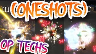 YBA NEW UPDATE ALL ONESHOTS  TECHS [upl. by Eelarac]