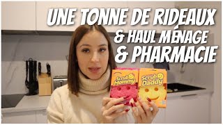 Une tonne de rideaux haul ménage amp pharmacie  VLOG [upl. by Ebag845]