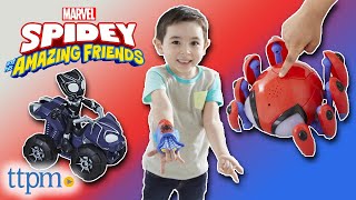 Marvel Spidey and His Amazing Friends Preschool Toys from Hasbro Review [upl. by Hait211]