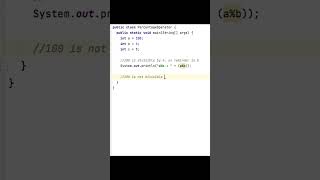 Modulus operator returns reminder in java [upl. by Eniger309]