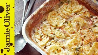 Jamies Quick Potato Dauphinoise [upl. by Onilecram]