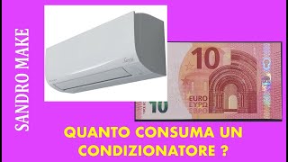 QUANTO CONSUMA UN CONDIZIONATORE [upl. by Loresz591]