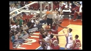 Dennis Rodman Clotheslined by Charles Davis [upl. by Ecela]