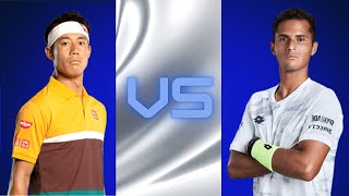 Kei Nishikori 錦織圭VsJuan Pablo Varillas PER 2024 AON Open Challenger [upl. by Ahsinan]