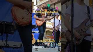 Local spanish music concerts 🎸  spanish culture 🇪🇦 music spain [upl. by Notfol]