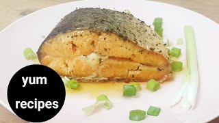 Salmon recipe by yum recipes with Mrs gondal [upl. by Doughty]