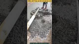 Why sponge ball insert in concrete pipe facts ytstudieo reels youtuberlife vairalshort [upl. by Ellehsad263]