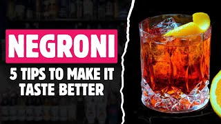 How to make a BETTER Negroni [upl. by Giddings]