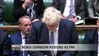 Boris Johnson Resigns As Prime Minister [upl. by Eiramnna969]